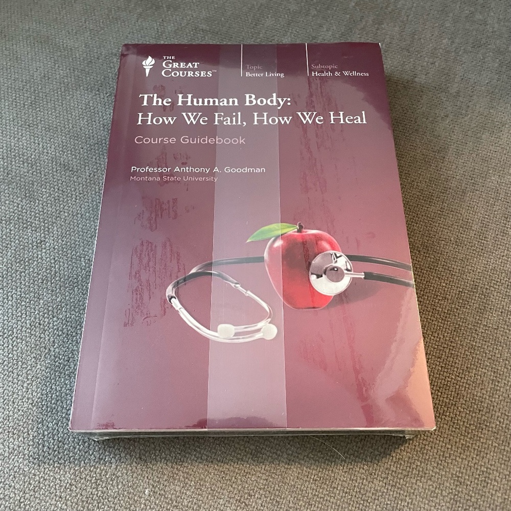 Great Courses The Human Body Prof Goodman DVD + Guidebook New‎ SEALED